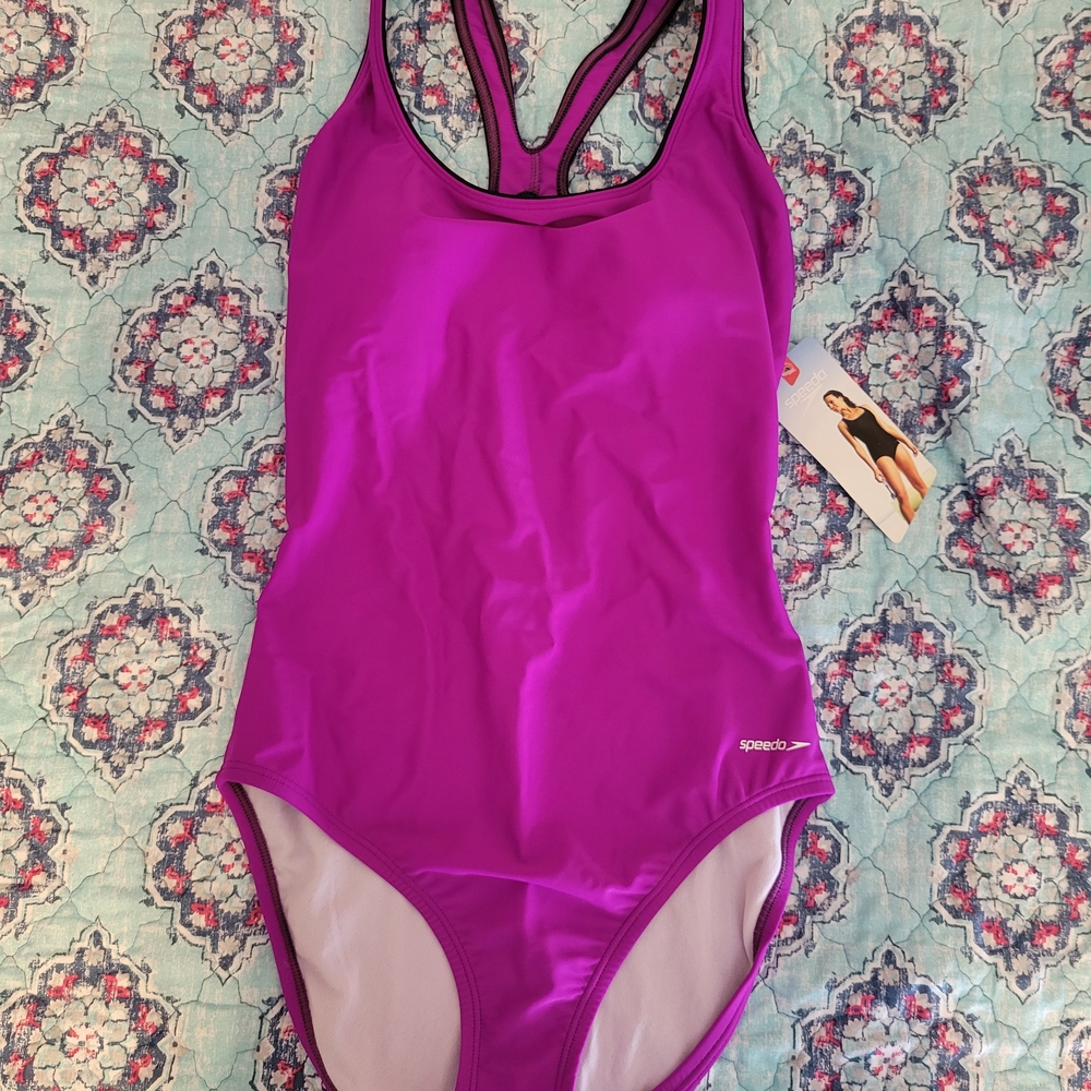 NWT Speedo Women's Purple Orchid Swimsuit 1 piece